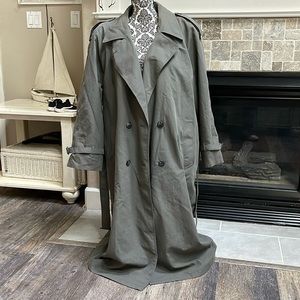 Vintage London Fog lined trench coat